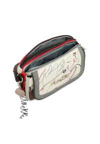 Szara Torebka Anekke Stylowa Listonoszka Damska. Kolor: szary. Wzór: aplikacja. Dodatki: z breloczkiem. Styl: elegancki #8