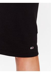 Tommy Jeans Spódnica ołówkowa Logo DW0DW15430 Czarny Slim Fit. Kolor: czarny. Materiał: bawełna #5