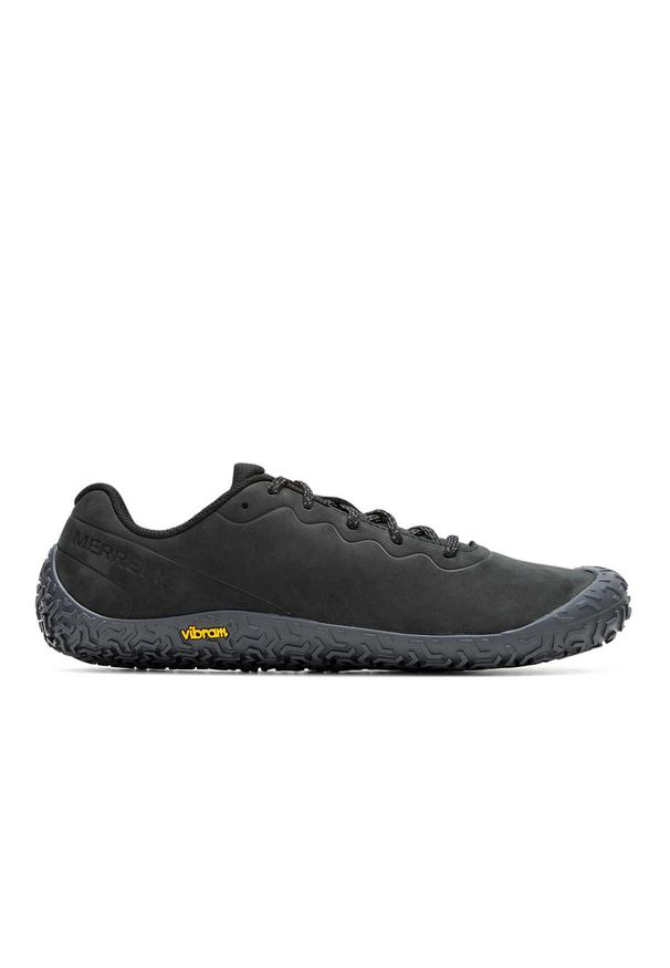 Buty do chodzenia damskie Merrell Vapor Glove 6. Kolor: czarny. Materiał: skóra. Sport: turystyka piesza
