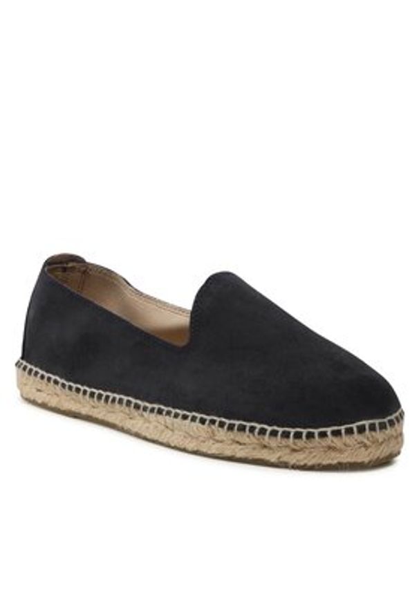 Manebi Espadryle Flat Espadrilles K 1.5 C0 K 1.5 Granatowy. Kolor: niebieski. Materiał: zamsz, skóra
