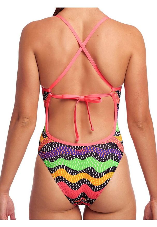 FUNKITA - Strój kąpielowy Funkita Worm Burner - Tie Me Tight - wiązany. Kolor: wielokolorowy