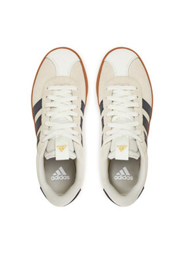 Adidas - adidas Sneakersy VL COURT 3.0 JP5351 Beżowy. Kolor: beżowy. Materiał: zamsz, skóra
