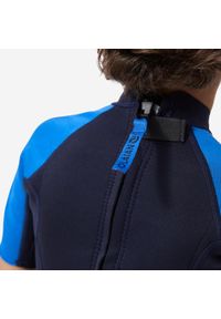 Decathlon - Krótka pianka surfingowa dla dzieci Olaian 100 z neoprenu 1,5 mm. Kolor: niebieski. Materiał: poliester, kauczuk, materiał. Długość: krótkie #2