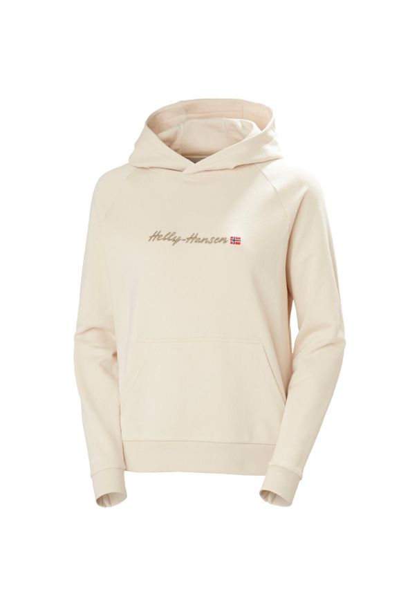 Bluza damska Helly Hansen Core Graphic. Kolor: beżowy, biały, wielokolorowy