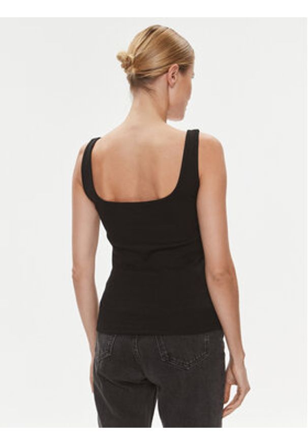 Calvin Klein Jeans Top J20J223192 Czarny Relaxed Fit. Kolor: czarny. Materiał: bawełna