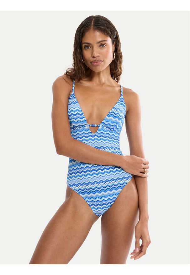 Triumph Strój kąpielowy Mix & Match Summer OP 10226506 Niebieski. Kolor: niebieski. Materiał: syntetyk