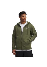 Bluza z kapturem i zamkiem błyskawicznym Under Armour Icon. Typ kołnierza: kaptur. Kolor: biały, wielokolorowy, zielony. Sport: fitness #1