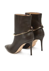 Marciano Guess Botki 5BGZ44 7324A Brązowy. Kolor: brązowy. Materiał: skóra