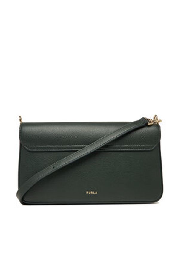 Furla Torebka Iride S WB01826 ARE000 CN 4491S Zielony. Kolor: zielony. Materiał: skórzane
