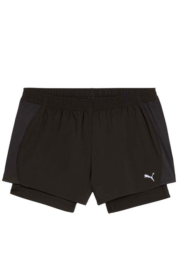 Spodenki Puma W Run Velocity 2W1 3 Damskie. Kolor: czarny. Długość: krótkie. Sport: bieganie