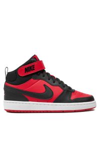 Nike Sneakersy Court Borough Mid 2 (Gs) CD7782 602 Czarny. Kolor: czarny. Materiał: skóra. Model: Nike Court