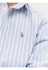 Polo Ralph Lauren Koszula 211891377004 Niebieski Regular Fit. Typ kołnierza: polo. Kolor: niebieski. Materiał: bawełna #4