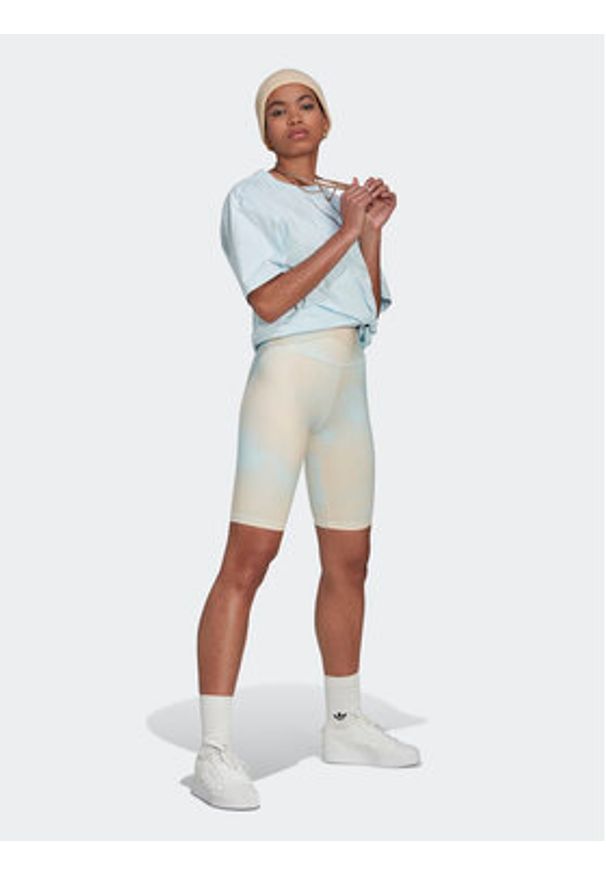 Adidas - adidas Kolarki Allover HL6602 Kolorowy Extra Slim Fit. Materiał: syntetyk. Wzór: kolorowy