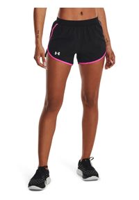 Under Armour Szorty sportowe UA Fly By 2.0 Short 1350196 Czarny Regular Fit. Kolor: czarny