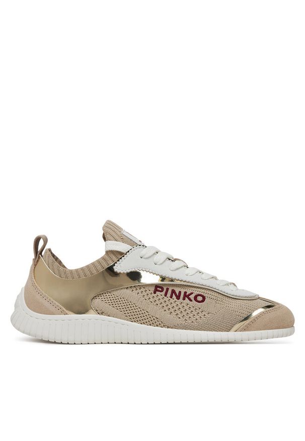 Pinko - Sneakersy PINKO. Kolor: beżowy