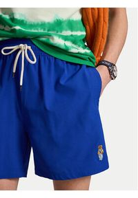 Polo Ralph Lauren Szorty kąpielowe 710B13656001 Niebieski Classic Fit. Kolor: niebieski. Materiał: syntetyk #4