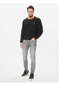 Calvin Klein Jeans Longsleeve J30J324029 Czarny Regular Fit. Kolor: czarny. Materiał: bawełna. Długość rękawa: długi rękaw