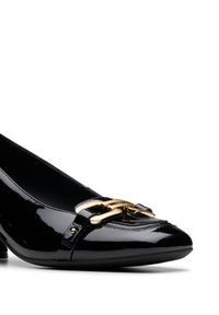 Clarks Czółenka Nyta45 Court 26181317 Czarny. Kolor: czarny. Materiał: skóra, lakier #4