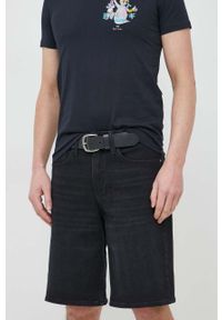 Calvin Klein szorty jeansowe męskie kolor czarny. Kolor: czarny. Materiał: jeans #1