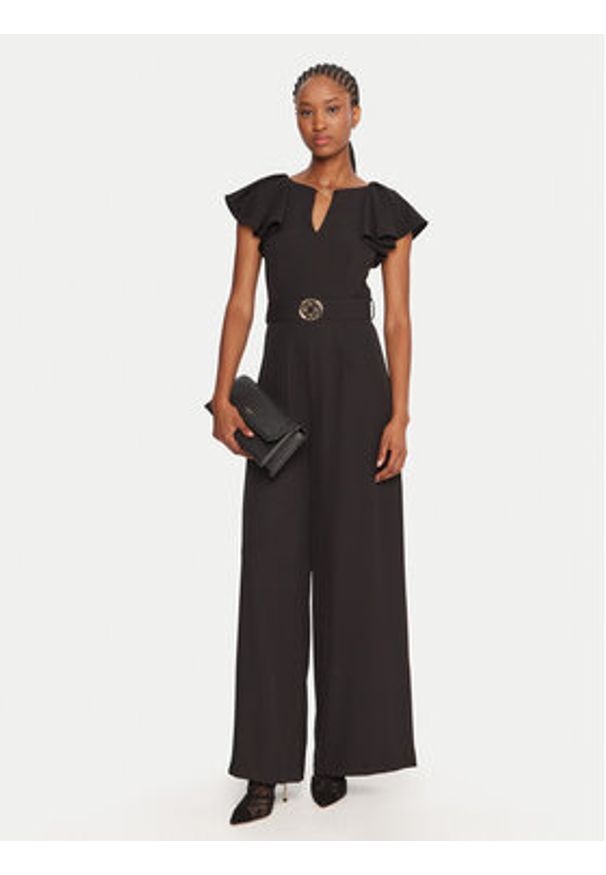 Rinascimento Kombinezon CFC0125317003 Czarny Regular Fit. Kolor: czarny. Materiał: syntetyk