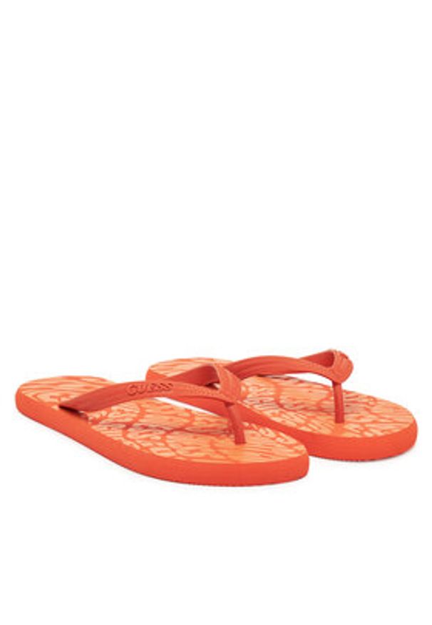 Guess Japonki F5GZ07 BB00H Pomarańczowy. Kolor: pomarańczowy