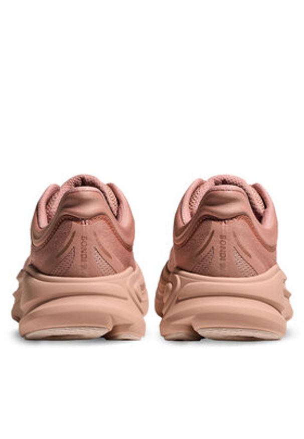 HOKA - Hoka Buty do biegania Bondi 9 1162012 Beżowy. Kolor: beżowy. Materiał: materiał