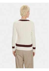 Lauren Ralph Lauren - LAUREN RALPH LAUREN Sweter 200951624002 Écru Regular Fit. Materiał: bawełna