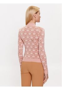 Marciano Guess Sweter 3YGR12 5751Z Różowy Slim Fit. Kolor: różowy. Materiał: wiskoza #5