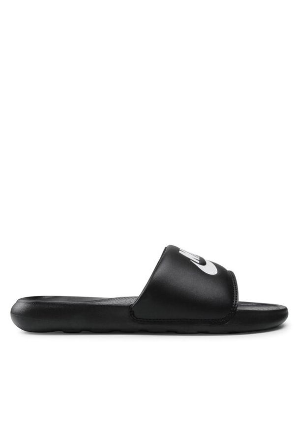 Nike Klapki Victori One Slide CN9675 002 Czarny. Kolor: czarny. Materiał: skóra