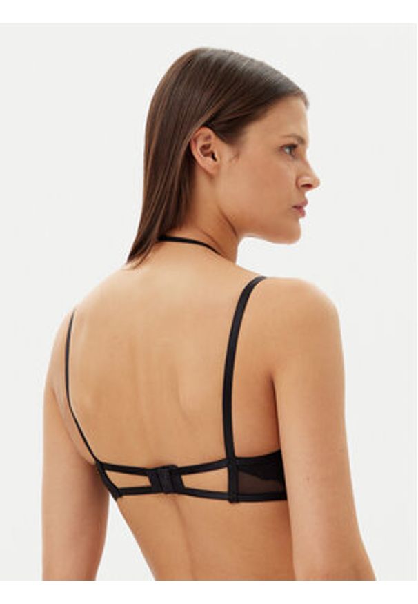 Hunkemöller Biustonosz z fiszbiną Amari 300969 Czarny. Kolor: czarny. Materiał: syntetyk