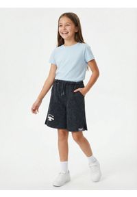 Sinsay - Szorty z nadrukiem Cinnamoroll - czarny. Kolor: czarny. Wzór: nadruk #1