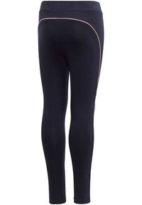 Adidas - Legginsy dla dzieci adidas Lg Cot Tight czarne GG3497. Kolor: czarny