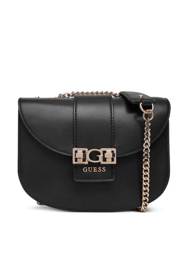 Guess Torebka HWVG98 91210 Czarny. Kolor: czarny. Materiał: skórzane