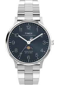 Zegarek Timex Zegarek męski TW2W75700 srebrny. Kolor: srebrny #1