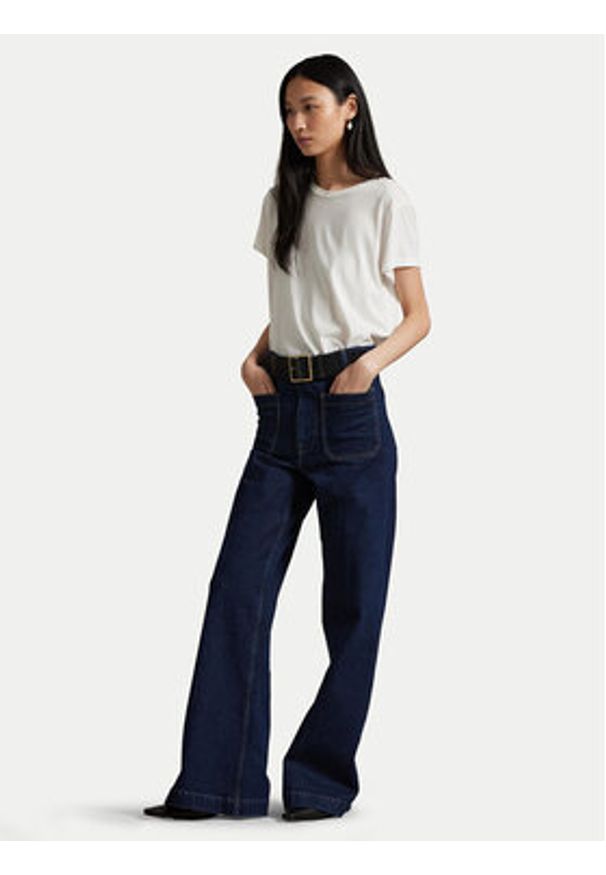 Polo Ralph Lauren Jeansy 211977962001 Granatowy Bootcut Fit. Kolor: niebieski