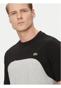 Lacoste T-Shirt TH9551 Szary Classic Fit. Kolor: szary. Materiał: bawełna #3