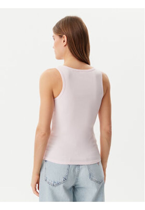 Guess Top V4YP06 K8RT2 Różowy Regular Fit. Kolor: różowy. Materiał: wiskoza