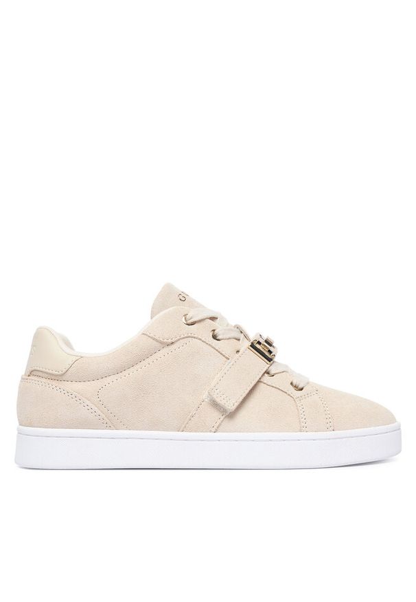 Sneakersy Guess. Kolor: beżowy