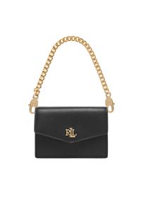Lauren Ralph Lauren - LAUREN RALPH LAUREN Torebka 432P11755002 Czarny. Kolor: czarny. Materiał: skórzane #1