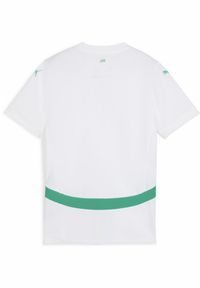 Puma - Damska koszulka domowa Senegal 2025 PUMA White Sport Green. Kolor: biały, zielony, wielokolorowy. Wzór: aplikacja