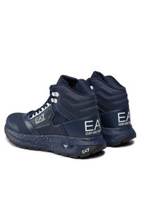 EA7 Emporio Armani Sneakersy X8Z036 XK293 S870 Granatowy. Kolor: niebieski. Materiał: materiał