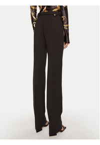 Versace Jeans Couture Spodnie materiałowe 77HAA117 Czarny Straight Fit. Kolor: czarny. Materiał: syntetyk