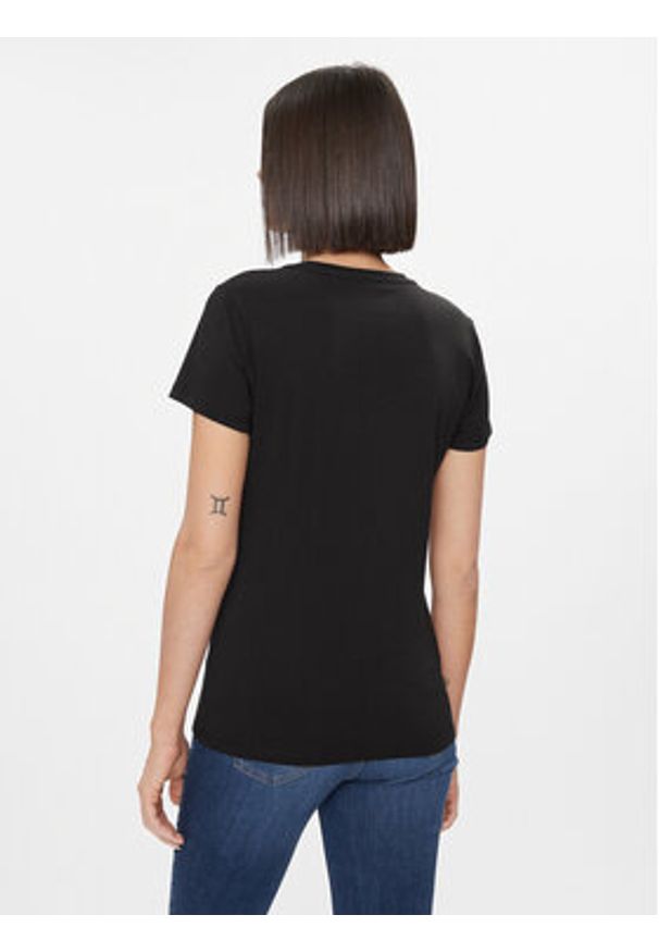 Liu Jo T-Shirt WA4051 JS923 Czarny Regular Fit. Kolor: czarny. Materiał: bawełna