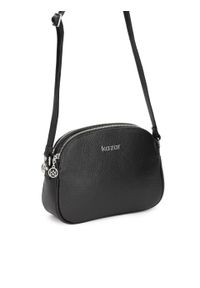 Kazar - Mała crossbody z licowej skóry w czarnym kolorze. Kolor: czarny. Wzór: aplikacja. Materiał: skórzane. Styl: elegancki, casual, klasyczny #6