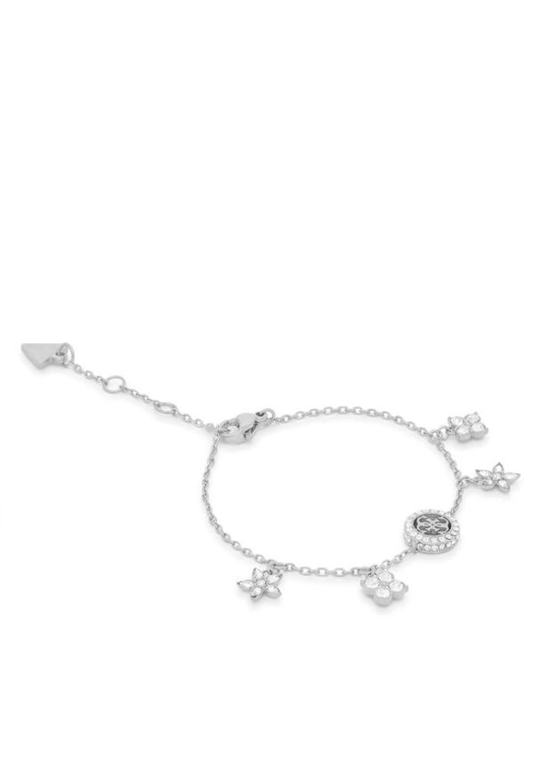 Guess Bransoletka JUBB06 033JW Srebrny. Materiał: metalowe. Kolor: srebrny