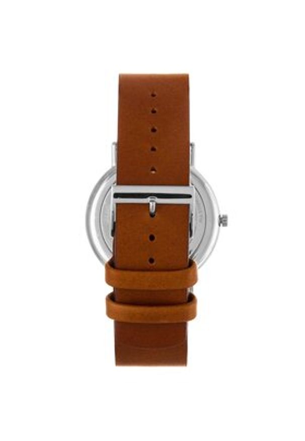 Skagen Zegarek Signatur SKW6355 Brązowy. Kolor: brązowy