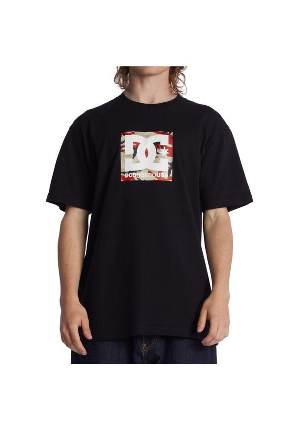 Podkoszulek DC Shoes Square Star Fill, Mężczyźni. Kolor: czarny. Materiał: materiał, bawełna