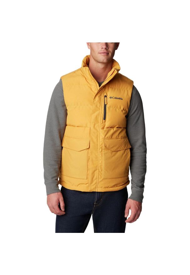 columbia - Kamizelka męska Columbia Marquam Peak Fusion. Kolor: żółty. Sezon: zima