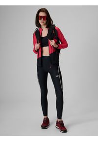 4f - 4F Legginsy trekkingowe szybkoschnące damskie - czarne XS. Kolor: czarny. Materiał: skóra, materiał. Długość: długie. Sport: turystyka piesza #1