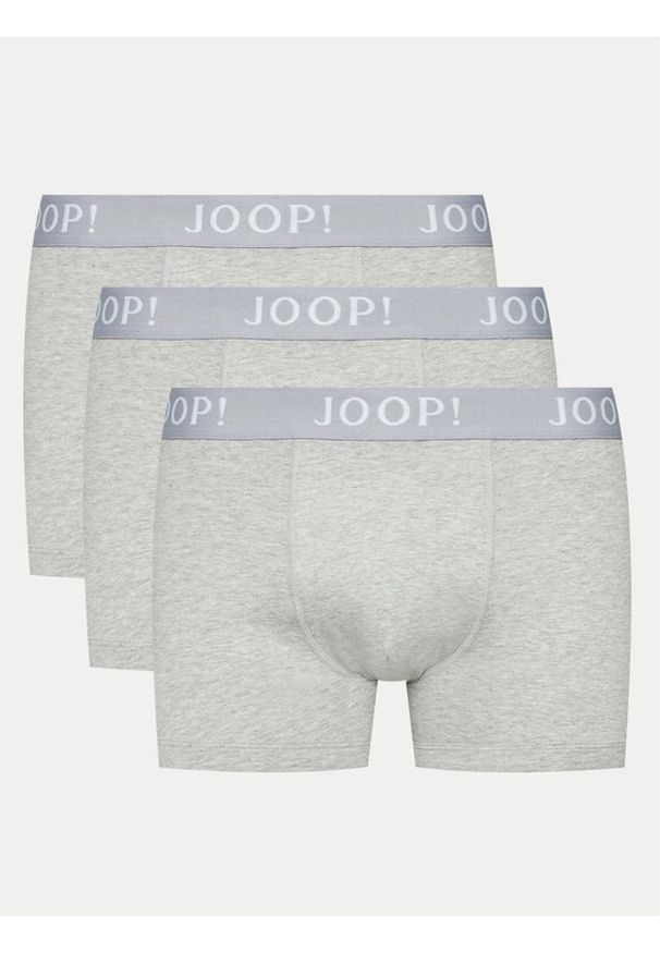 JOOP! Komplet 3 par bokserek 30030784 Srebrny Modern Fit. Kolor: srebrny